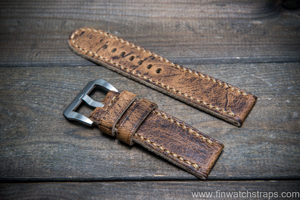 Watch strap, watch band, leather watch strap, leather watch band, finwatchstraps